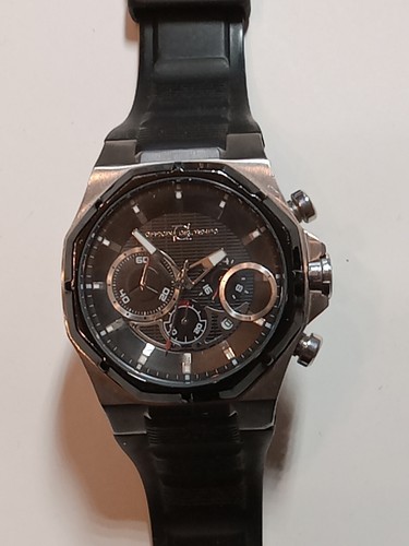 orologio officina del tempo uomo chongraph quarzo calendario - Foto 2 di 9