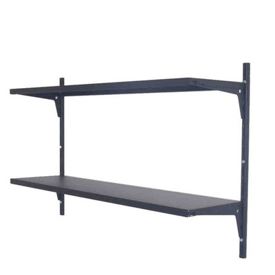 11356-01061= Wand Regal Set OFFICE 1 schwarz matt Raster 50 Regal Element System