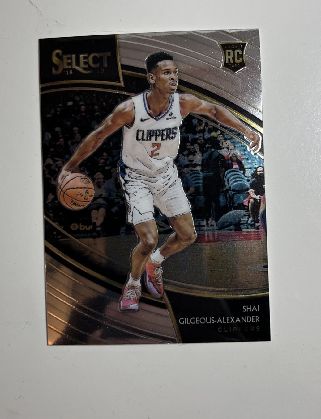 2018-19 Panini Select Courtside Shai Gilgeous-Alexander #201 Rookie Thunder SP