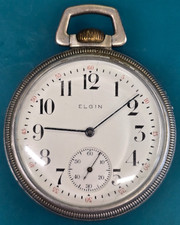 Working 1914 Elgin 372 B.W. Raymond 16s 19j Class A Railroad Grade Pocket Watch