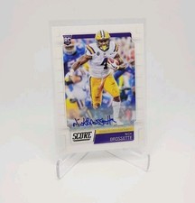 NICK BROSSETTE 2019 Panini Score #419 Autograph Rookie LSU TIGERS