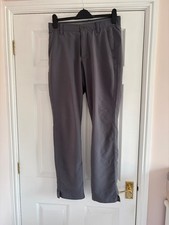 Mens Under Amour Grey Golfing Trousers Size 32R