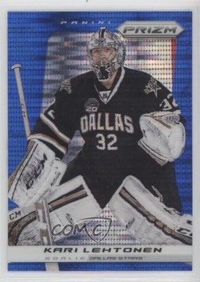 2013-14 Panini Prizm Wal-Mart Blue Pulsar Prizm Kari Lehtonen #137 av1