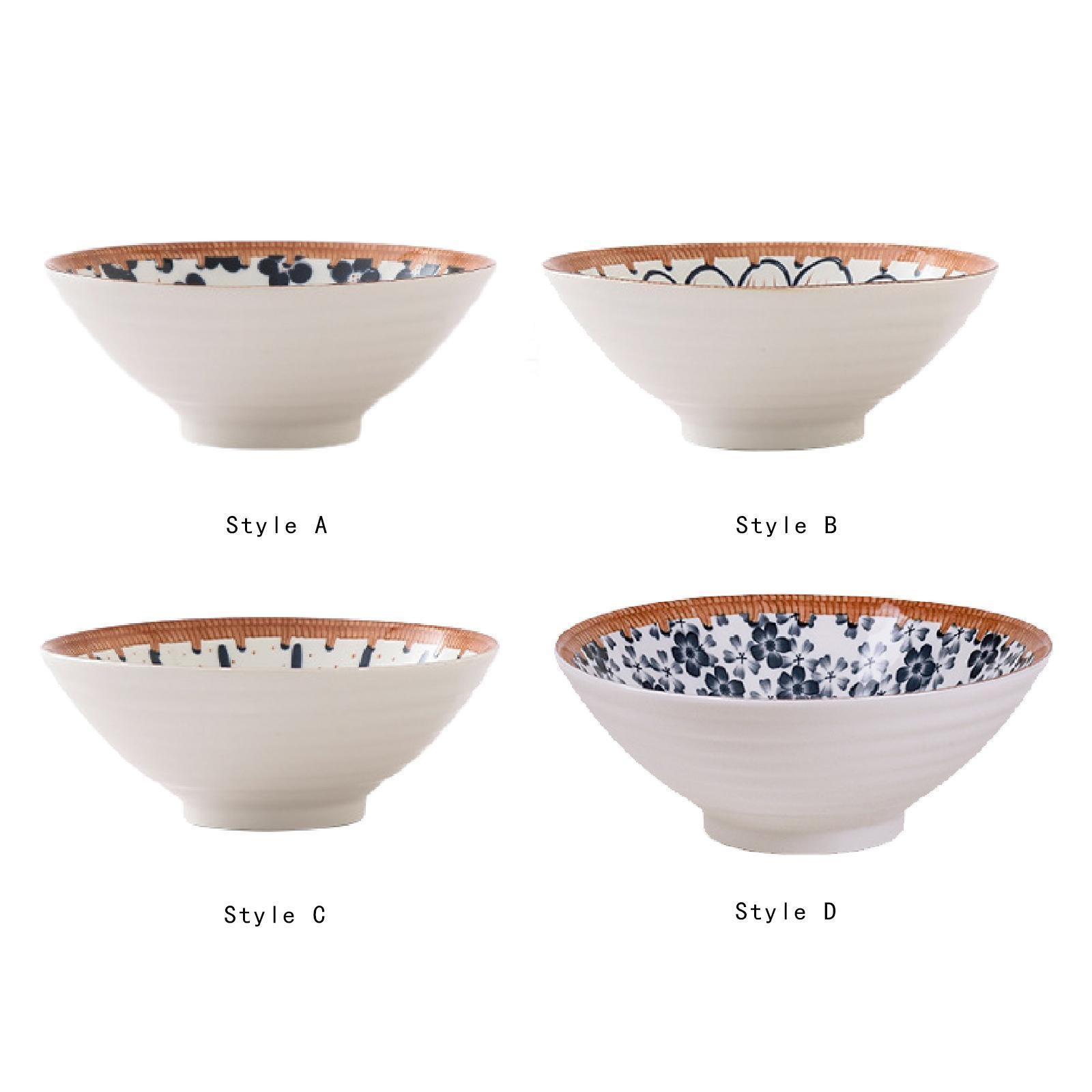 Noodle Sope Bowl Creativo Multifuncional Fácil de Limpiar Ramen Bowl para