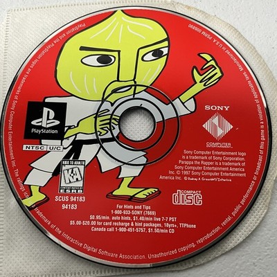 PaRappa the Rapper Sony PlayStation PS1 (1997) NTSC U/C Disc Only SCUS 94183