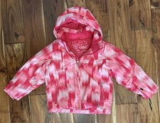 Girls Spyder Small to Tall Pink 4T Toddler Jacket Removable Hood Snow Winter Kid