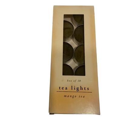 Pier 1 Imports Mango Tea Tea Lights Set Of 9 Open Box Discontinued