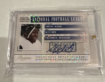 2011 Panini Prestige NFL Passport Aldon Smith Rookie 20/25 Rare AUTO Version RC
