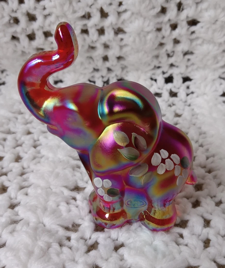 Fenton Glass Elephant for sale | eBay
