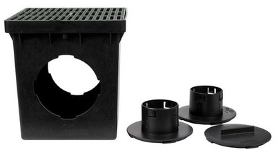 NDS Draintech 12 in. W X 12.75 in. D Square Catch Basin Kit