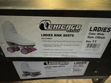 Rollers Chicago Skates Bullet Pour Femmes - Taille 9 - Blanc - Neufs Sous Emballage D'origine
