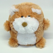 Gund Knuffles Bear 60203 Tan Round Small 6 Inch Rare Stuffed Animal Plush Toy