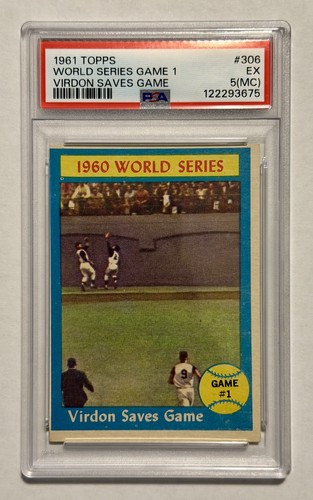 1961 World Series Game 1 [Virdon Saves Game] #306