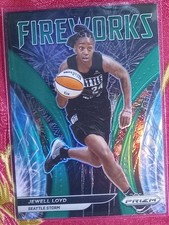 Jewell Loyd 2022 Prizm WNBA basketball GREEN Fireworks #12 Seattle Storm Insert