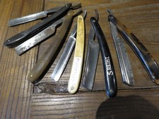 Lot de 5 anciens rasoirs coupe-choux à restaurer-3-