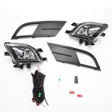 Clear Lens Fog Lights Kit For 2015-2018 Jetta Mk6 Sedan 4dr Wbezel Switch Bulbs Clear Lens Fog Lights Kit For 2015-2018 Jetta Mk6 Sedan 4dr Wbezel Switch Bulbs