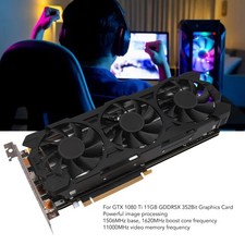Game Graphics Card 1080 Ti 11GB GDDR5X 352Bit 3 Cooling Fan HD Gaming Graphics C