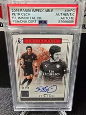 2019 Panini Impeccable Immortal Ink /99 PETR CECH #IMPC AUTHENTIC AUTO 10