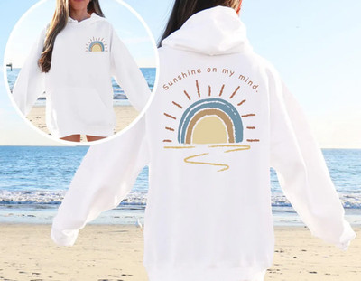 Sun Shine On My Mind Hoodie, Summer Hoodie, Vacation Hoodie, Sun Shine Hoodie
