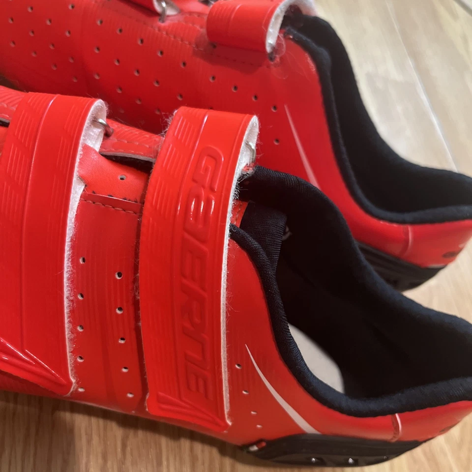 GAERNE Ciclismo MTB Zapatos Bicicleta de Montaña Zapatos Botines Rojo EE. UU. 12 UE 46 Foto 4 de 4