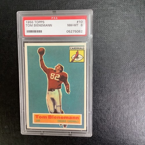 Tom Bienemann #10 1956 Topps card