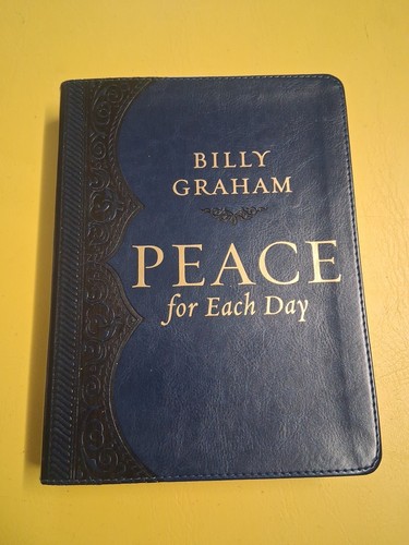 Peace for Each Day (Large Text Leathersoft) Billy Graham NEW - 第 1/4 張圖片