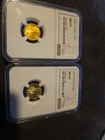 2001 And 2015 Gold Eagle 1/10th Ounce $5
