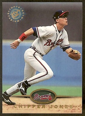 1995 Topps Stadium Club #543 Chipper Jones Atlanta Braves