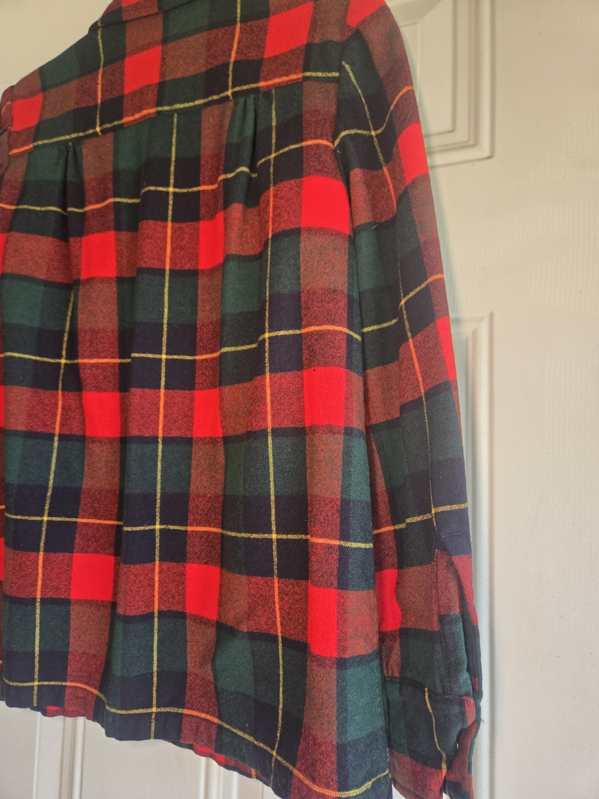 Pendleton Wool Check Casual Jacket Red - image 12