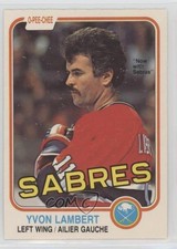 1981-82 O-Pee-Chee Yvon Lambert #185 11fi