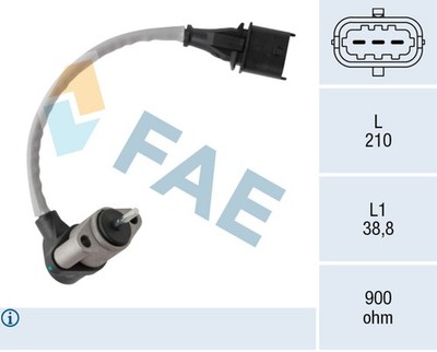 FAE Kurbelwellensensor Impulsgeber 79383 für LANDROVER RANGE ROVER 2 P38A L318