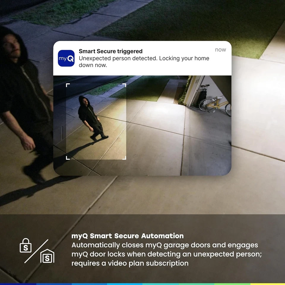 Chamberlain - New myQ Smart Outdoor Home Security Camera - White - Image 3 of 4