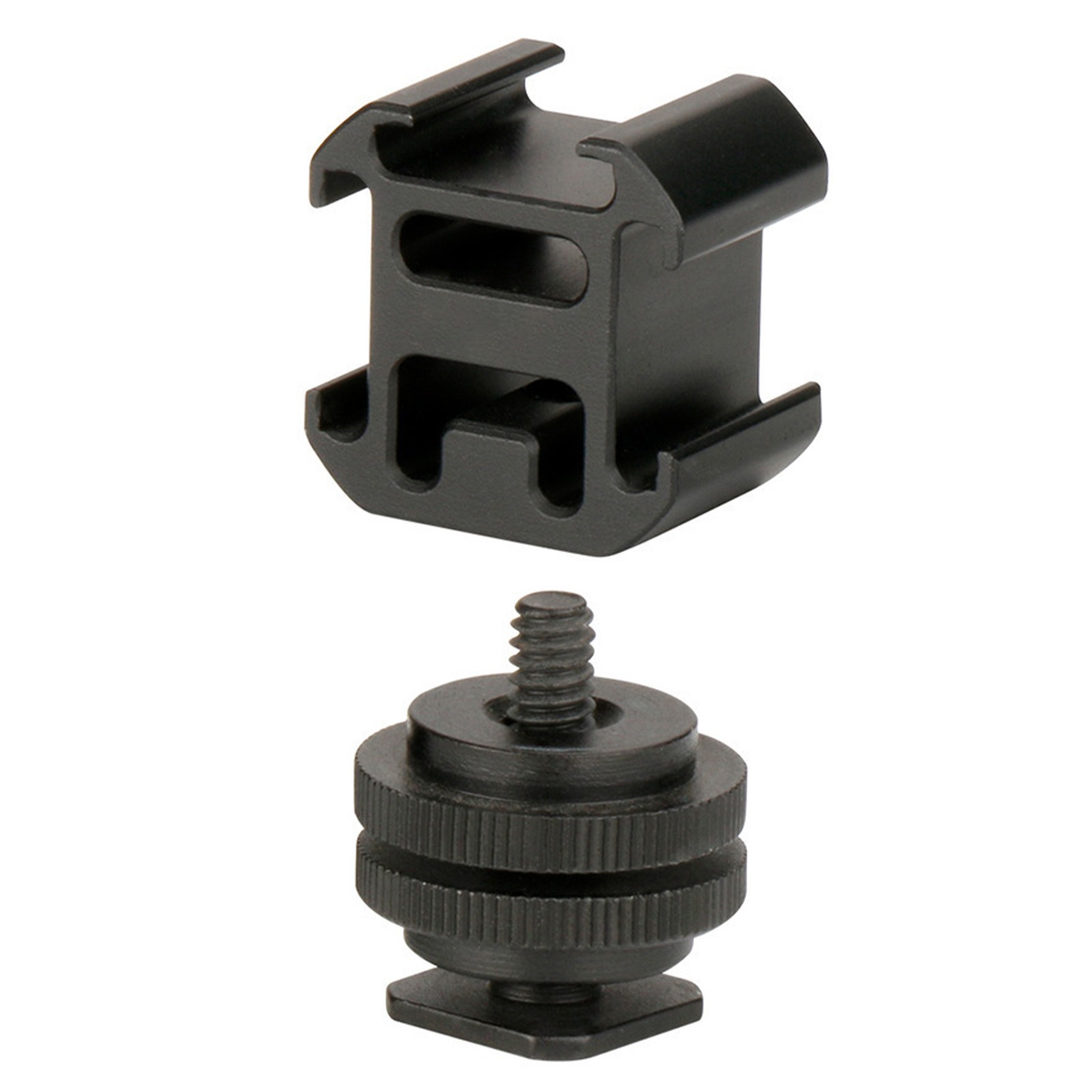 3 Cold Shoe Camera Mount Adapter Video Triple Hot Shoe Bracket for Light LED MIC