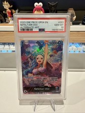 One Piece 2023 Nefeltari Vivi  Leader Alternate Art OP04-001 PSA 10