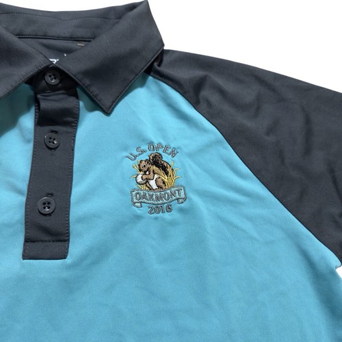 GARB Brand '2016 U.S. Open Oakmont' Boys Blue Golf Polo Size M (7-8 Years) - Picture 2 of 7