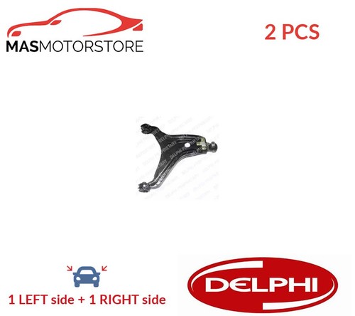 LH RH TRACK CONTROL ARM PAIR FRONT DELPHI TC1142 2PCS I NEW OE REPLACEMENT