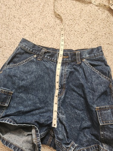 Riders Cargo High Waisted Jean Shorts Size 6 - Picture 6 of 9
