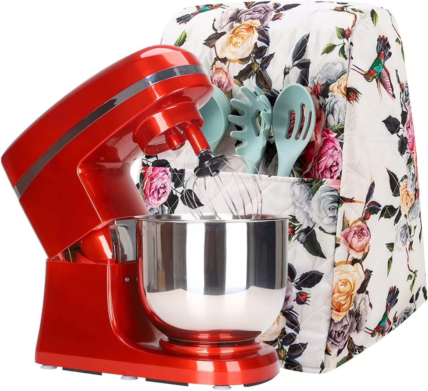 Rose Print Stand Mixer Cover Fits 4.5-7 Quart Models-image
