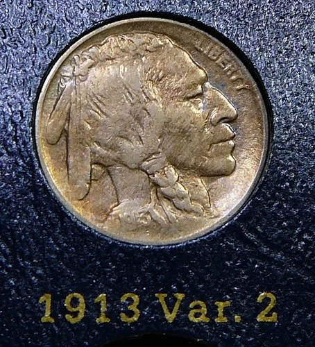 1913 T2  Buffalo Nickel - XF / Extra Fine+  (SA)