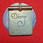 STERLING SILVER BRACELET  CHARM     M97   DIARY