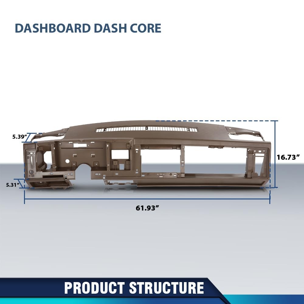 Dash Dashboard Core Compatible with 1988-1994 Chevy & GMC Truck/ 1992-1994 Chevy