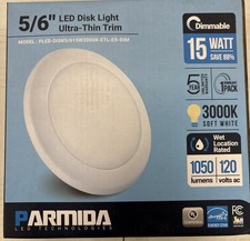 Parmida 12 Pack 56 Inch Dimmable Led Disk Light Surface Flush Mount 15w 3000k Parmida 12 Pack 56 Inch Dimmable Led Disk Light Surface Flush Mount 15w 3000k