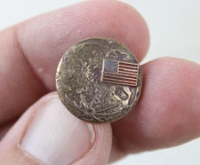 Vintage 1969 Nasa Grumman 1st Manned Lunar Landing Lapel Pin Space Collectable