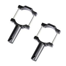 2 PCS Motorcycle Spotlight Mount Brackets, 1" - 2.54" Adjustable Motorbike Fog