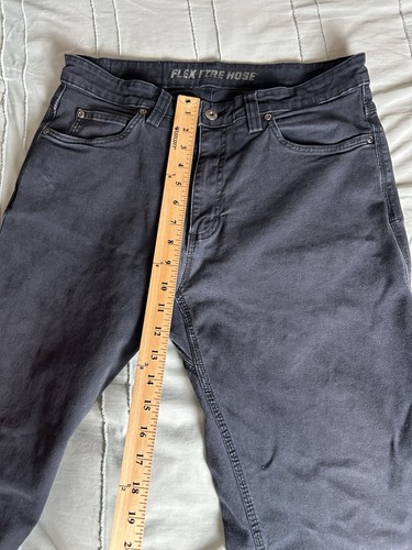 Duluth Trading Flex Feuerwehrhose Hose Herren 34x36 schwarz gerade Canvas (ECHT 31x33) - Bild 7 von 9