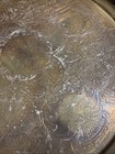 Vintage Silver Plated Round Serving Tray With Ordinate Floral Engravings. ￼ — photo 3