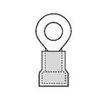 Terminals INSULKRIMP RNG TNG 6 AWG stud 3/8'' (100 pieces)
