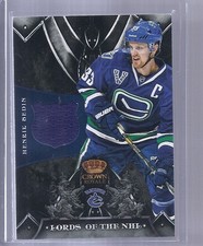 2012-13 CROWN ROYALE HENRIK SEDIN LORDS OF THE NHL JERSEY LN-HS CANUCKS Panini