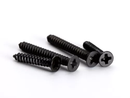 Screw Set, Neck Humbucker Mounting Ring, Black