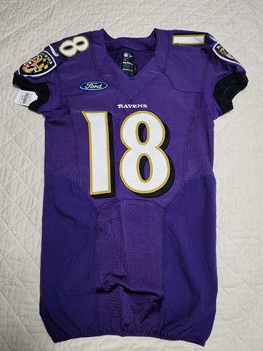Baltimore Ravens #18 ??? Thompson Authentic Practice Jersey